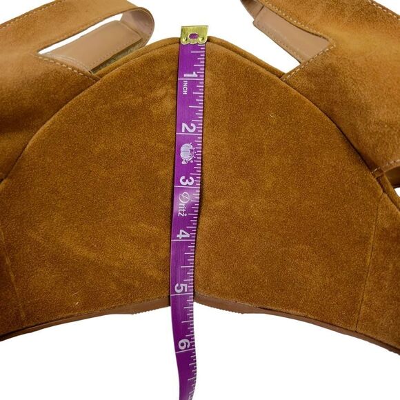 Sergio Zelcer Bolufe Peep Toe Wedges - Picture 7 of 14